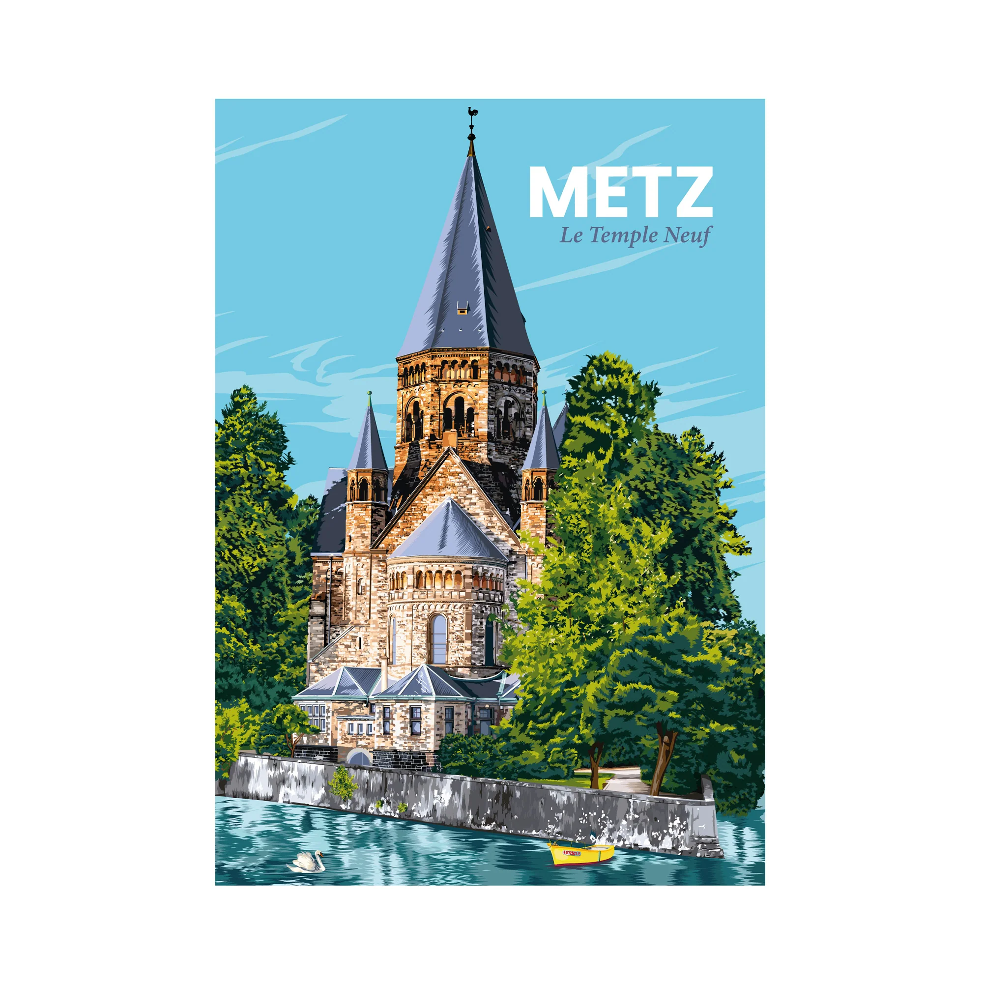 METZ LE TEMPLE NEUF
