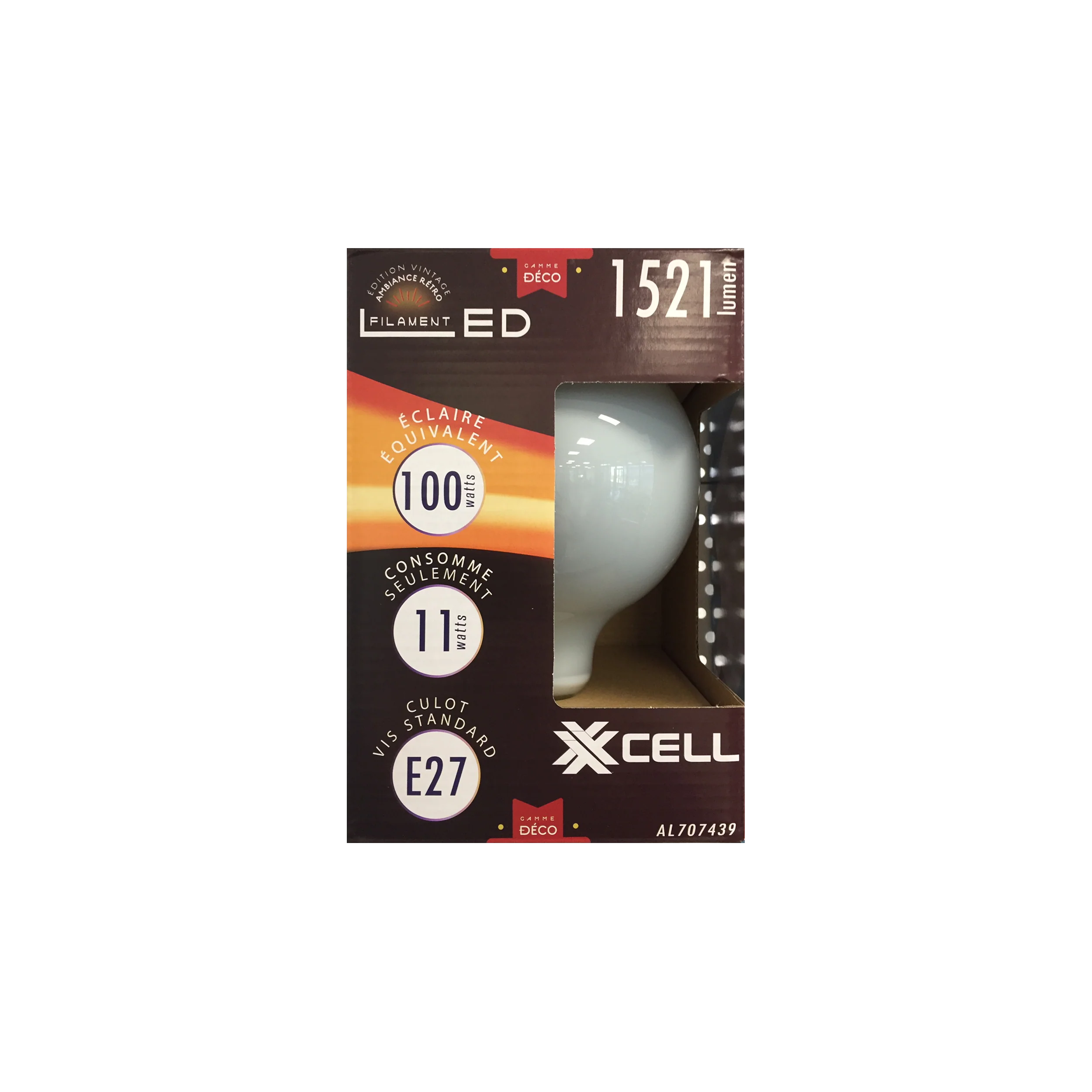 LED GLOBE 100W E27 LUMIÈRE CHAUDE