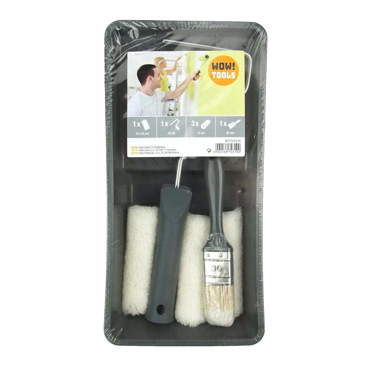 Lot peinture boiserie + + pinceau plat 30 mm