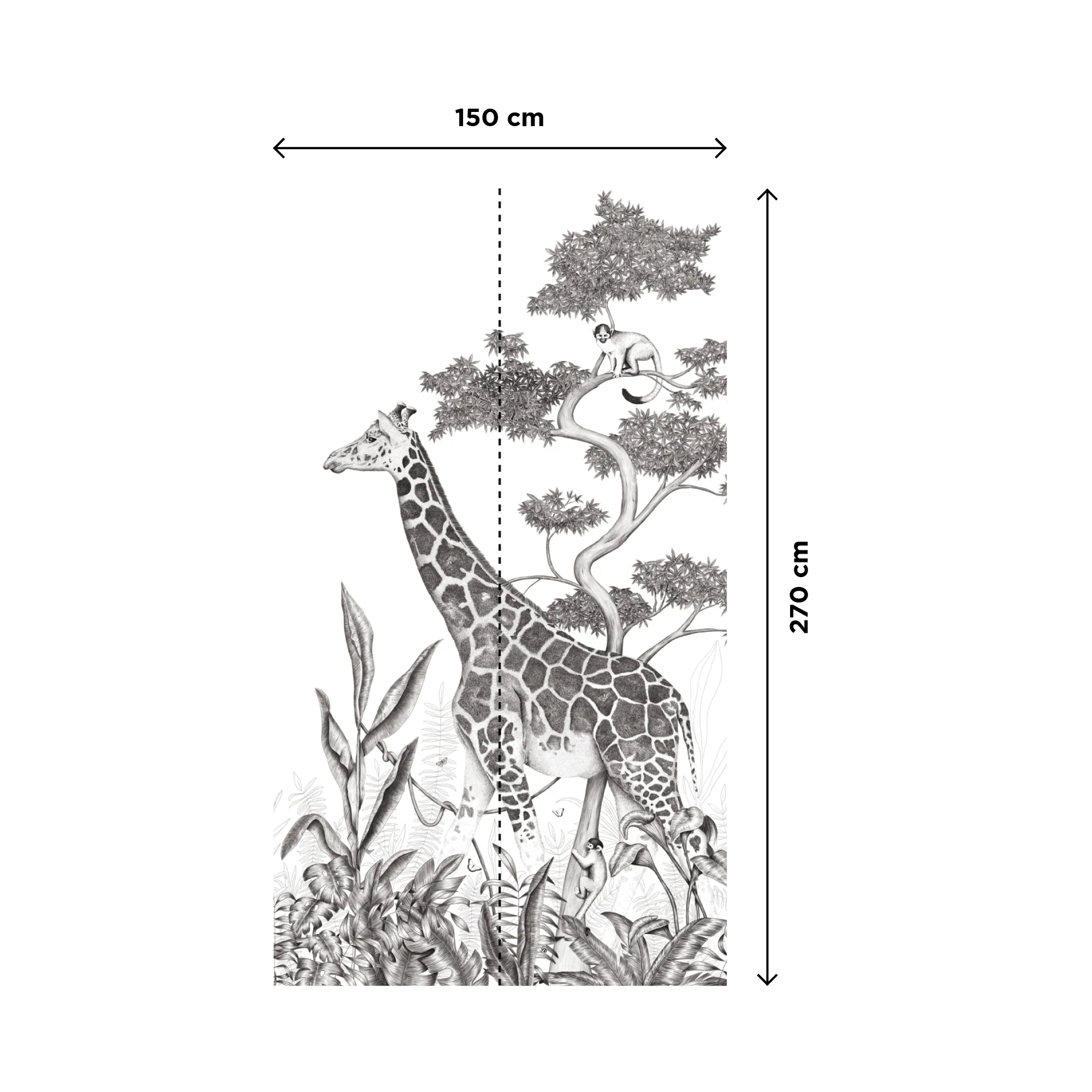 BLACK JUNGLE GIRAFE - Image 3