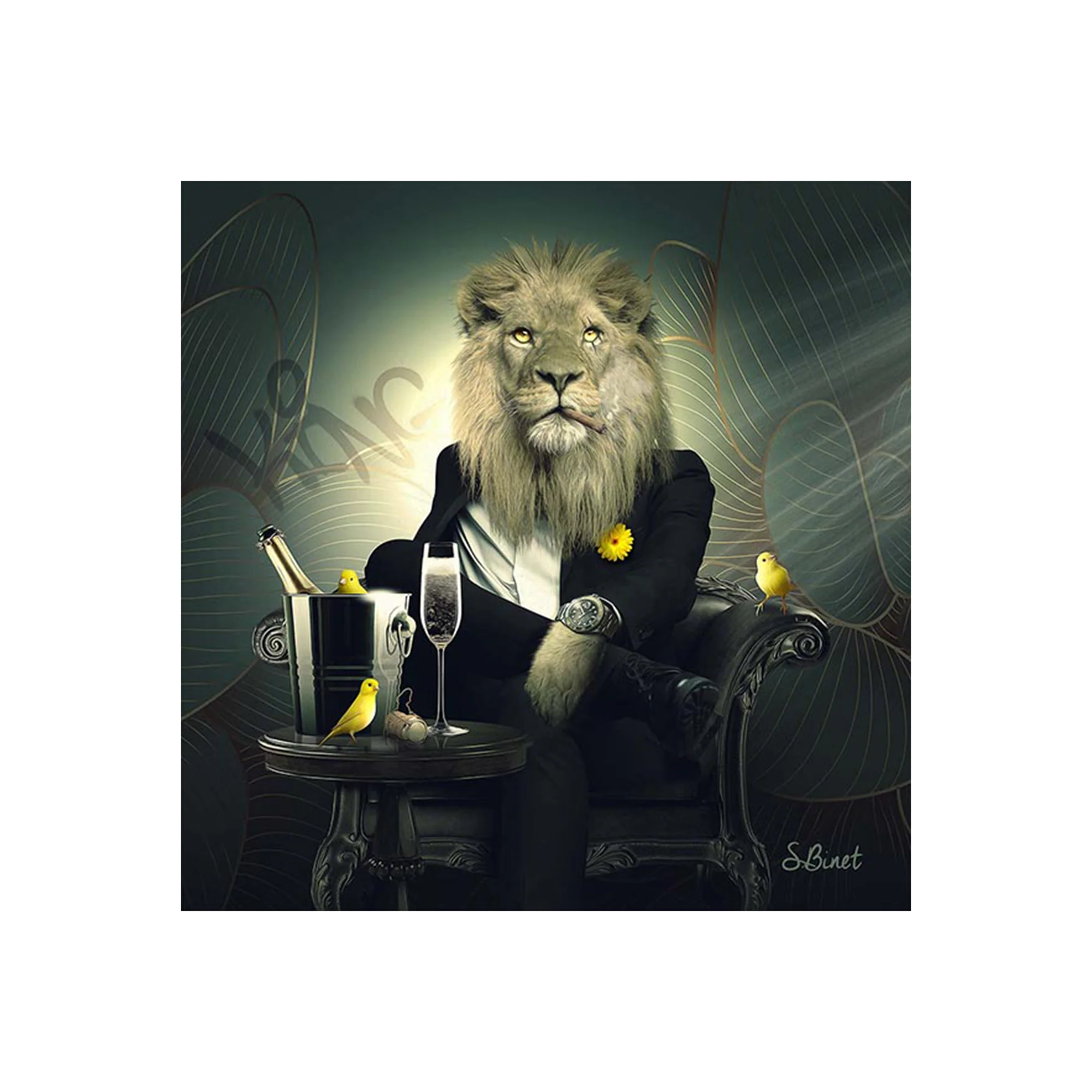 BINET LION CHESTERFIELD